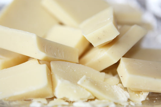 morceaux de chocolat blanc