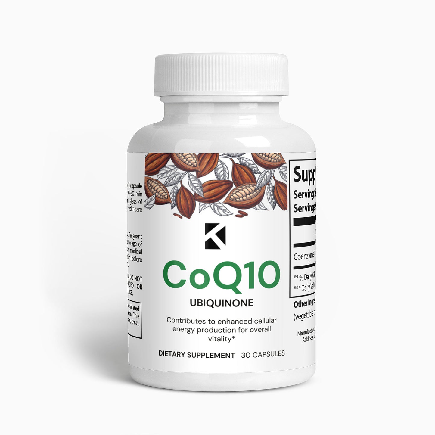 CoQ10 Ubiquinona - Energía y antienvejecimiento