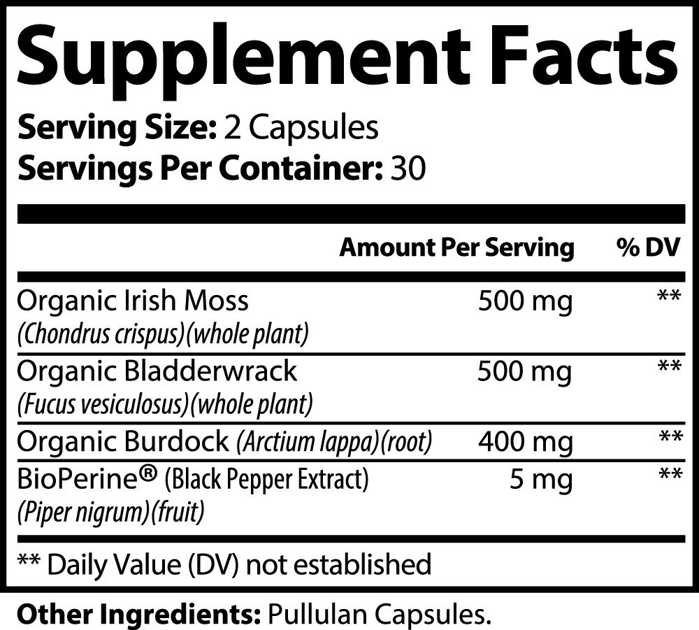 Sea Moss - Detox & Immunity