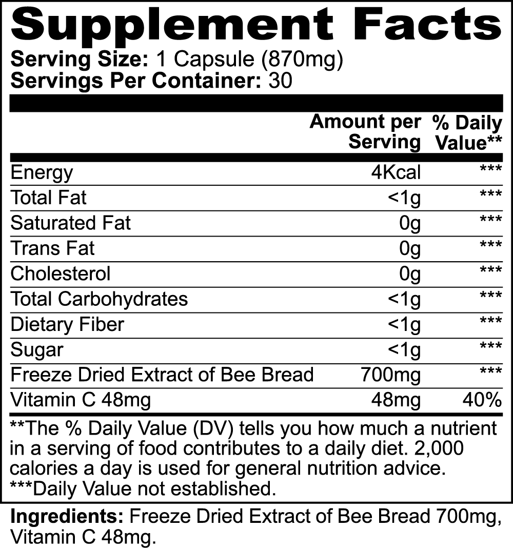 Bee Pearls - Immunity & Energy