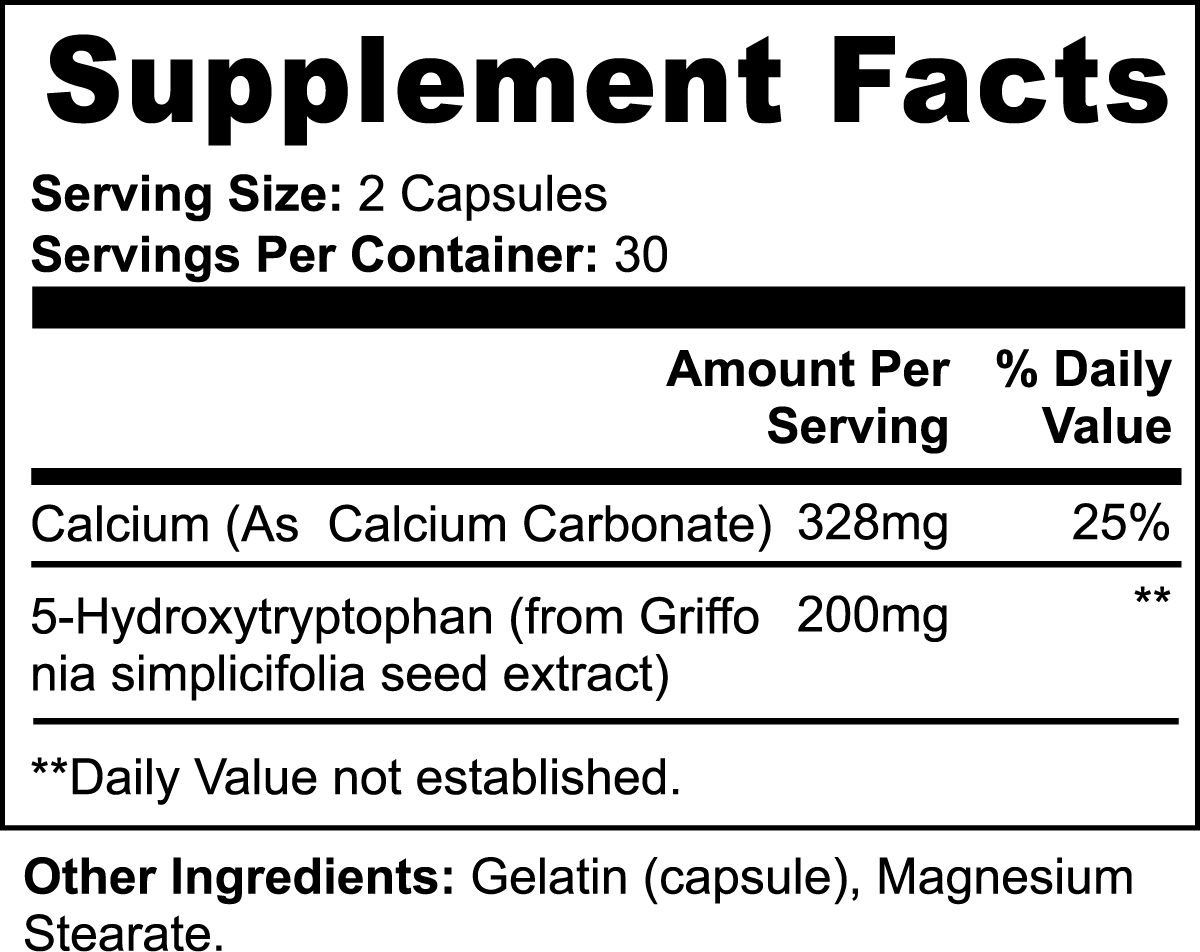5-HTP - Supresor del apetito y antiestrés