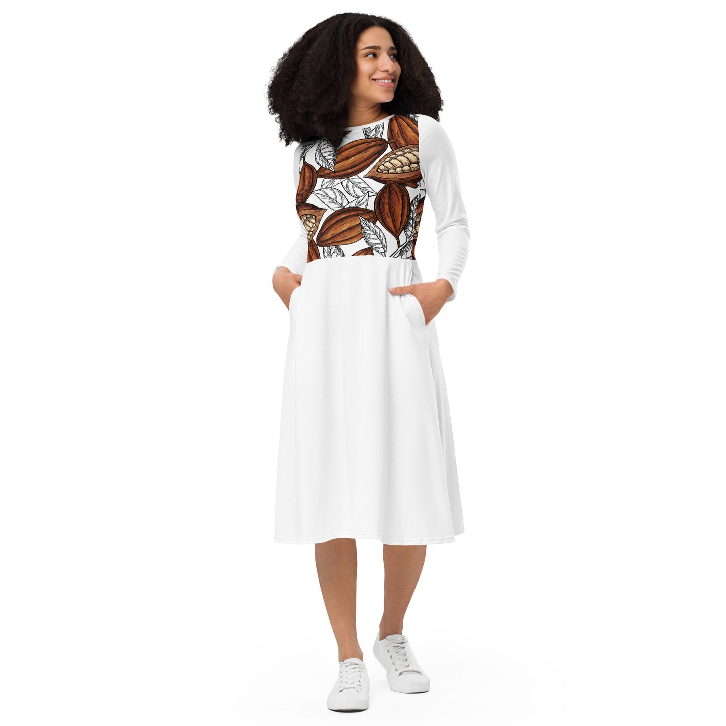 robe manche longue femme noire