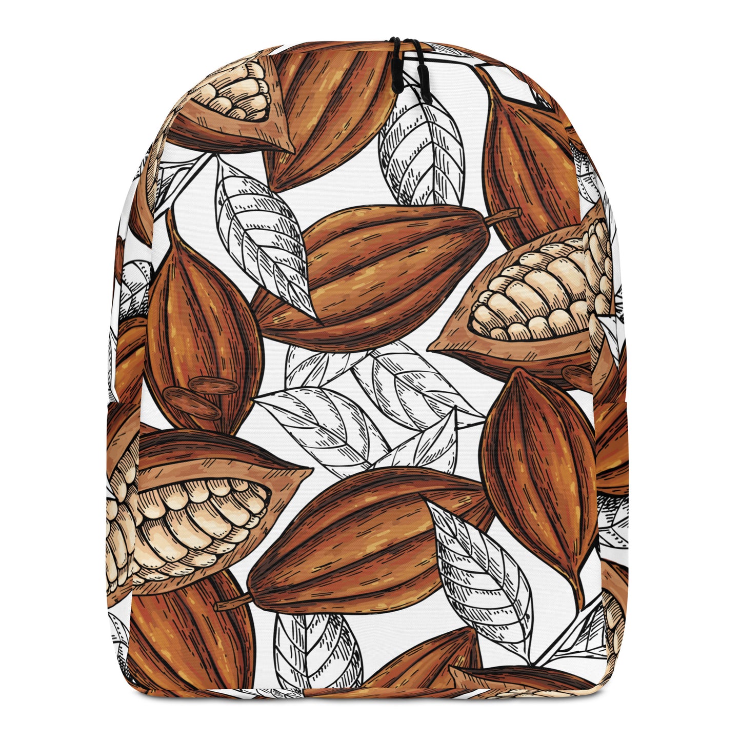 sac a dos illustration cacao vue de face