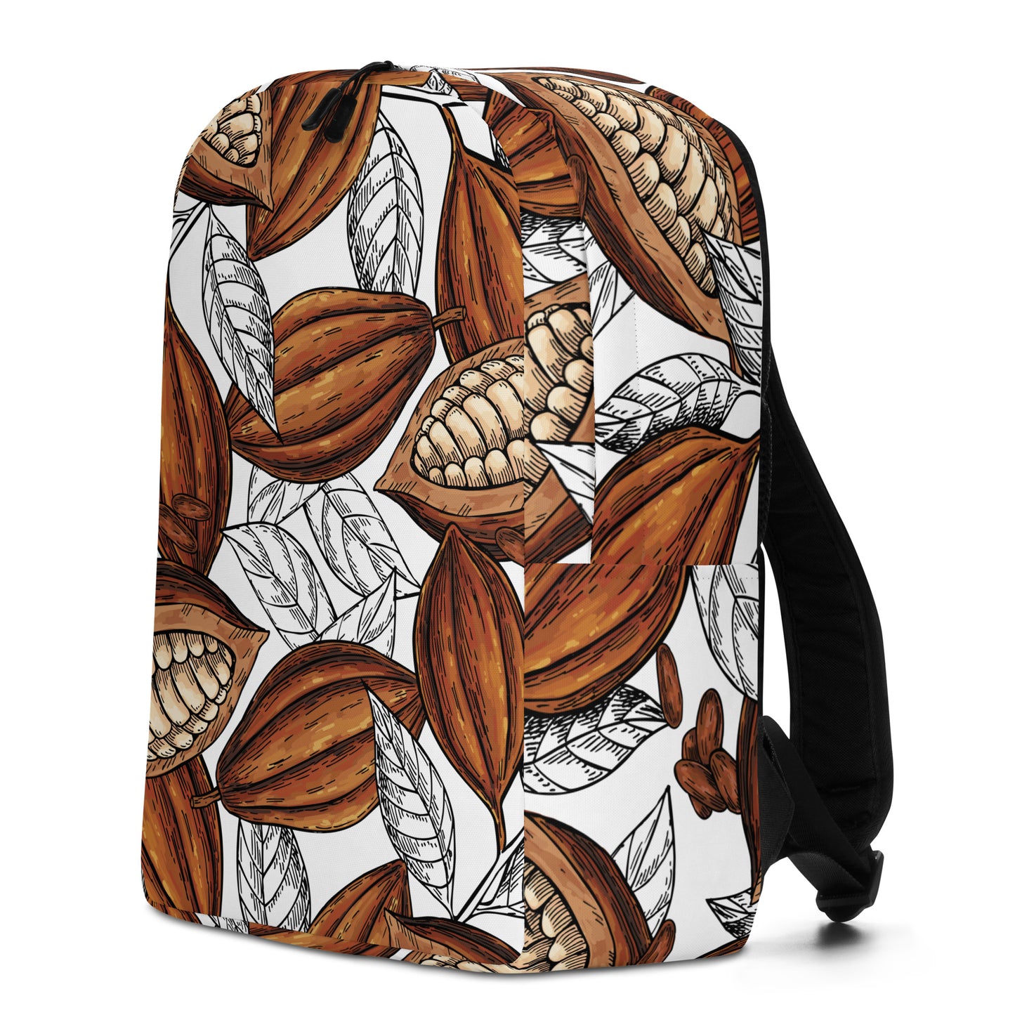 sac a dos illustration cacao vue de côté