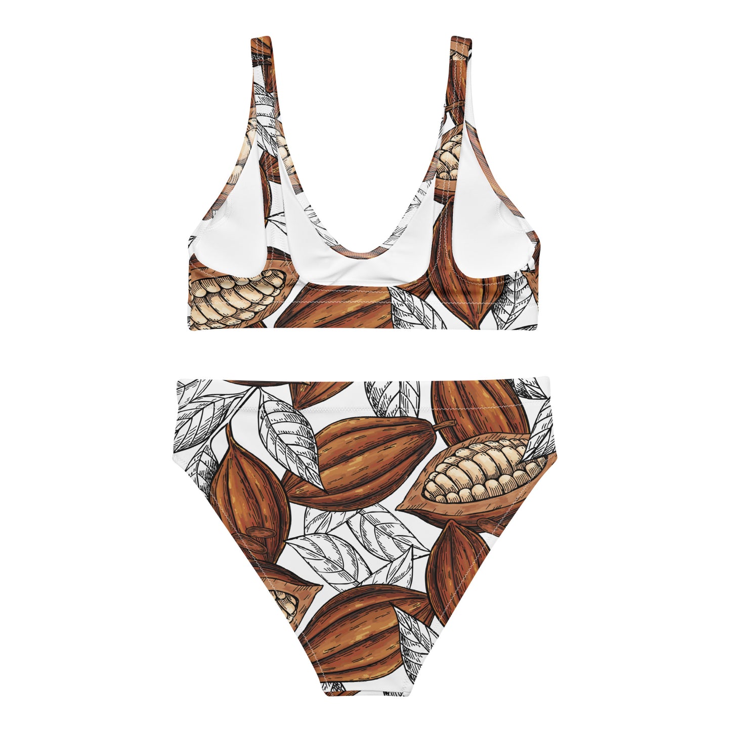 bikini taille haute cacao verso