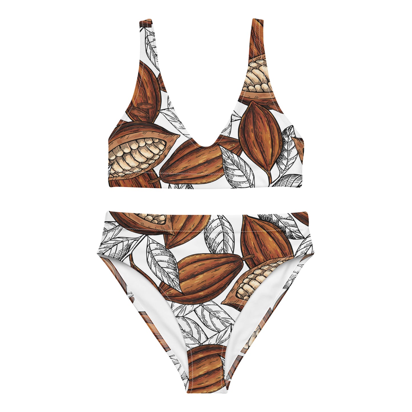 bikini taille haute cacao recto