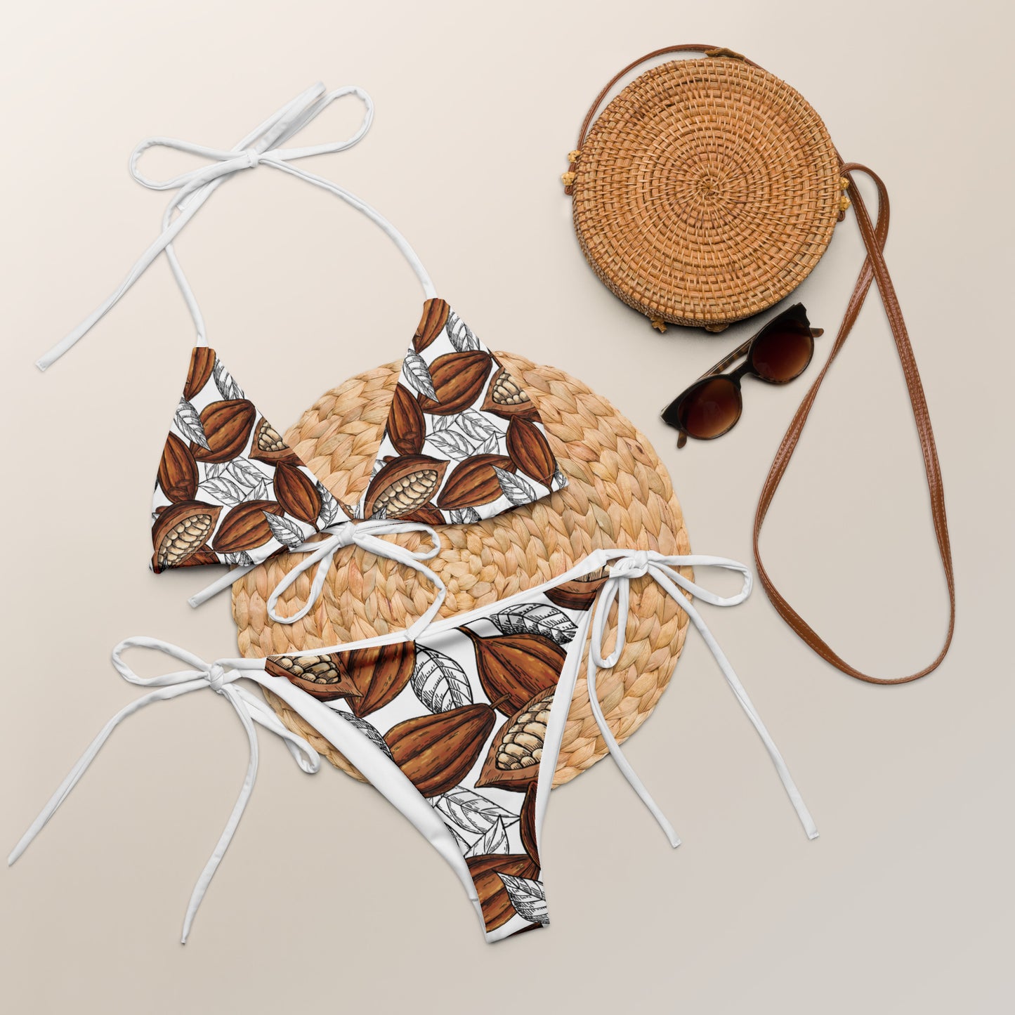 bikini de bain cacao pour femme