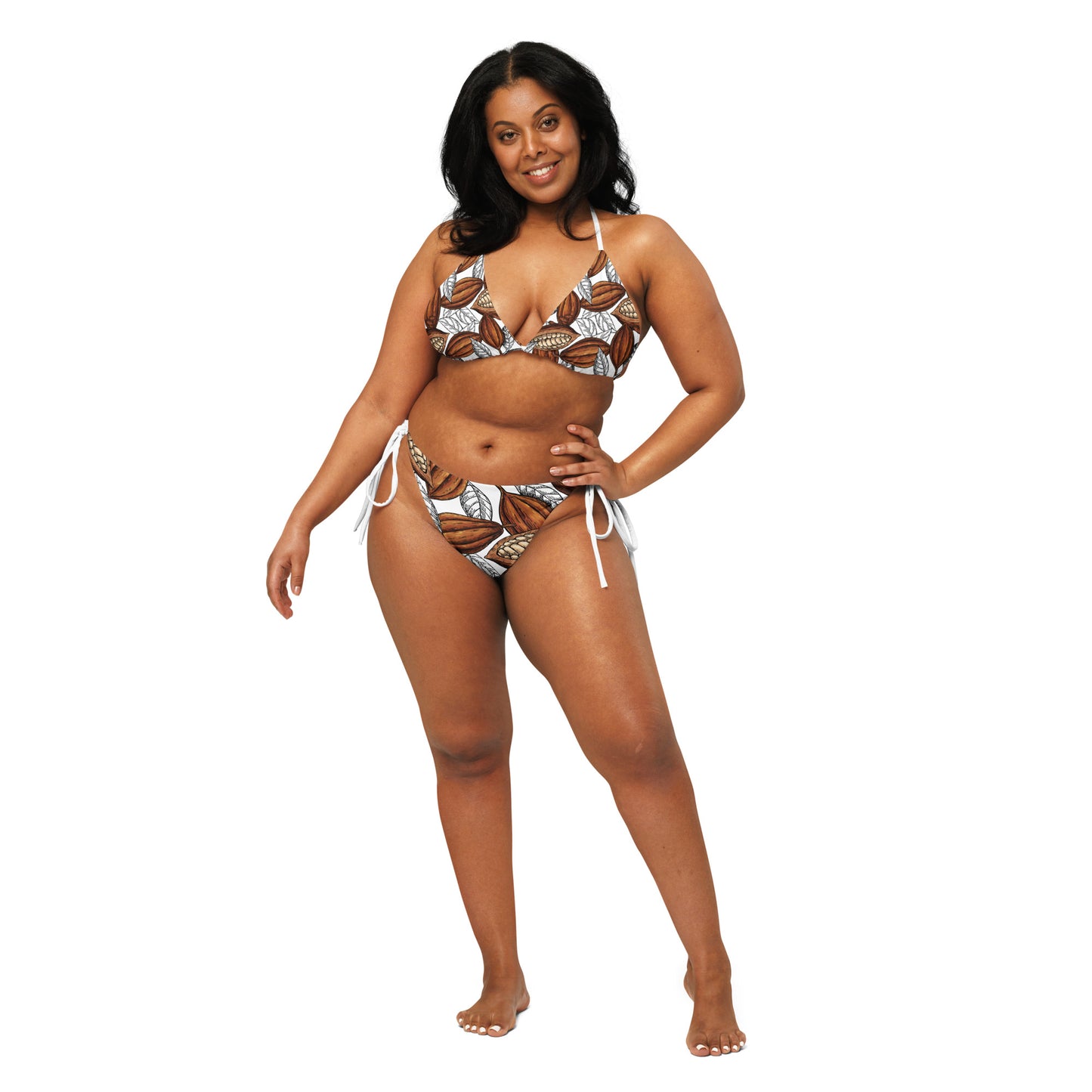 bikini de bain cacao pour femme forte