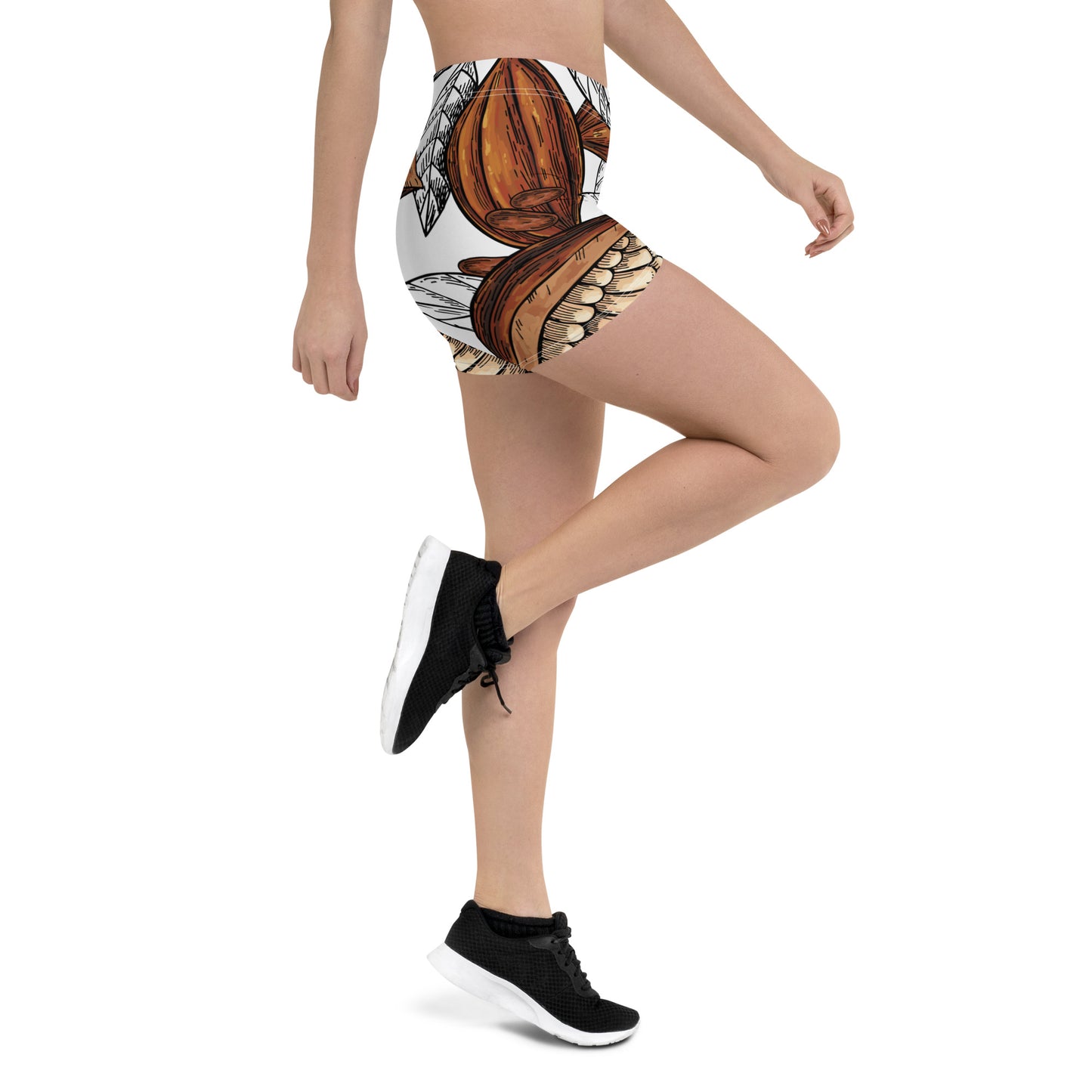 short legging cacao femme