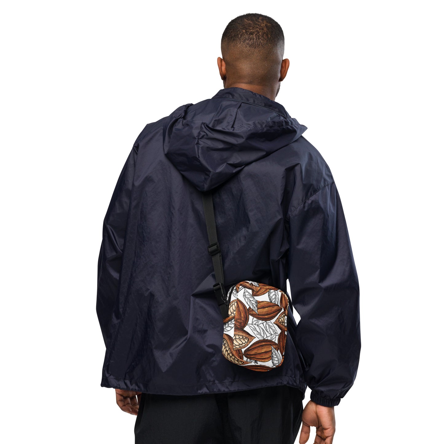 sac bandoulière homme cacao