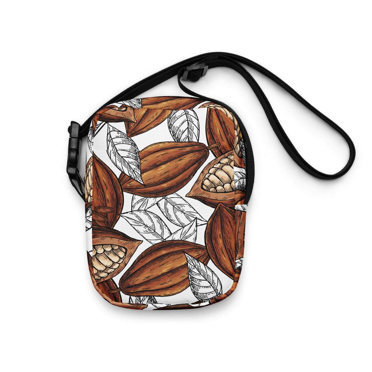 sac bandoulière cacao vue avant