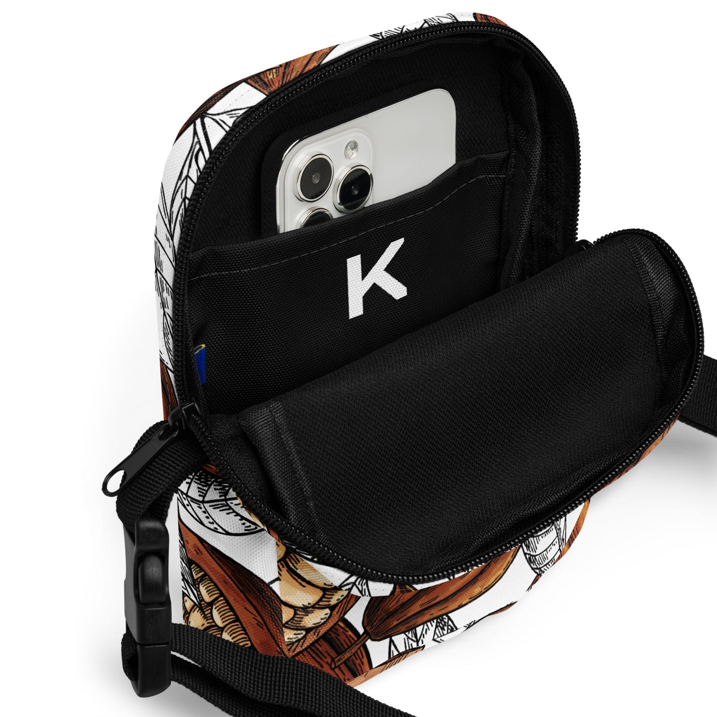sac bandoulière poche interieure