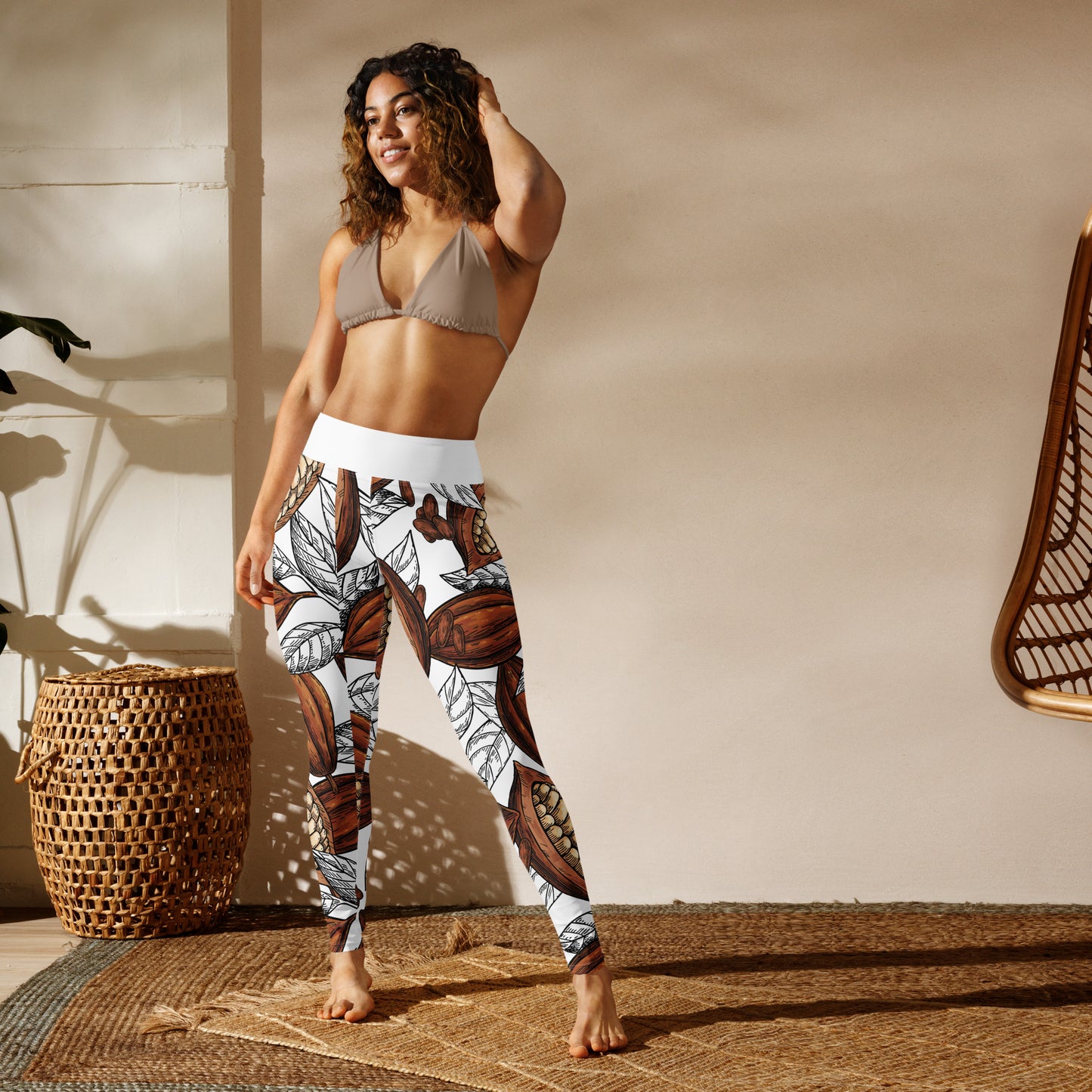 Legging Sport - Femme Cacao