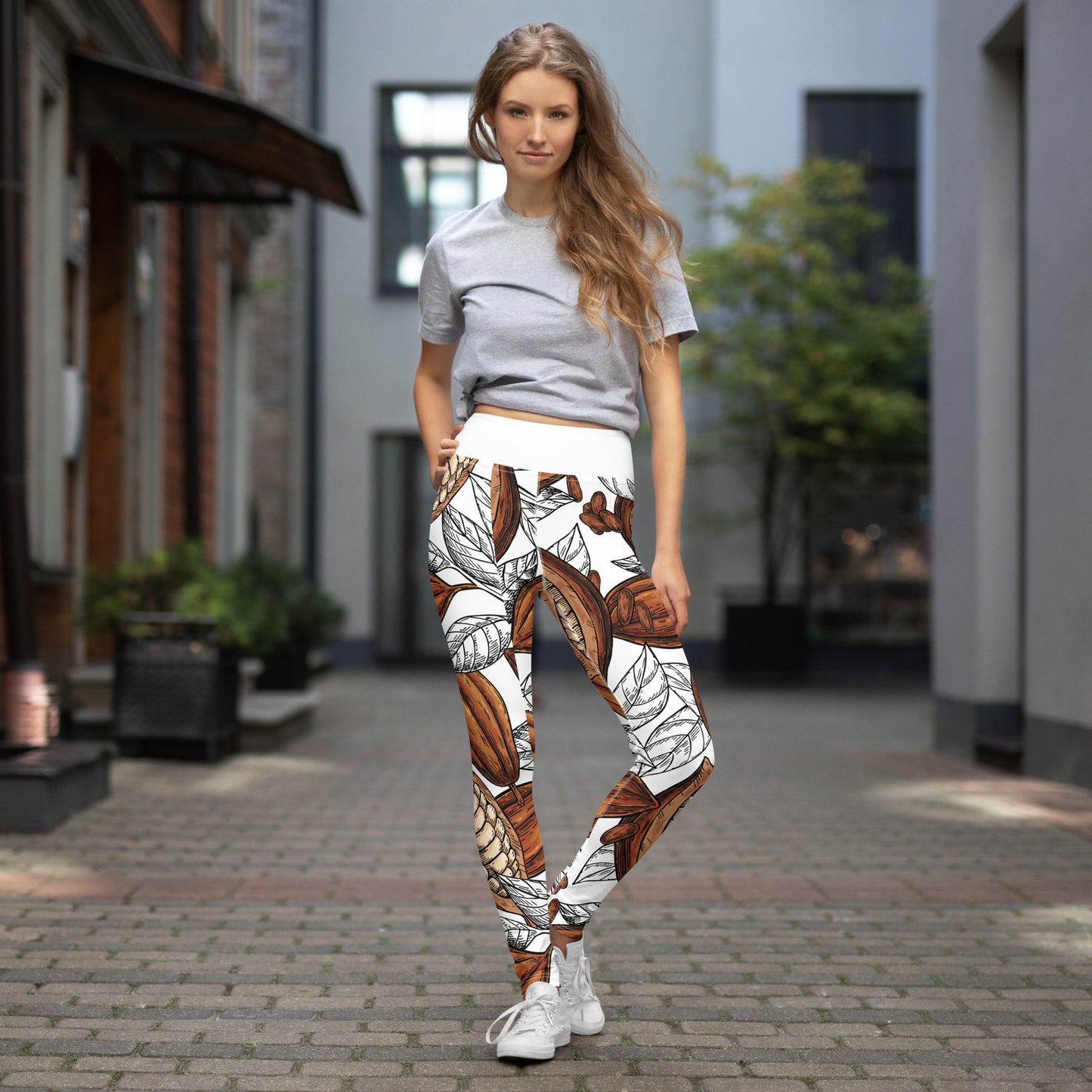 Legging Sport - Femme Cacao