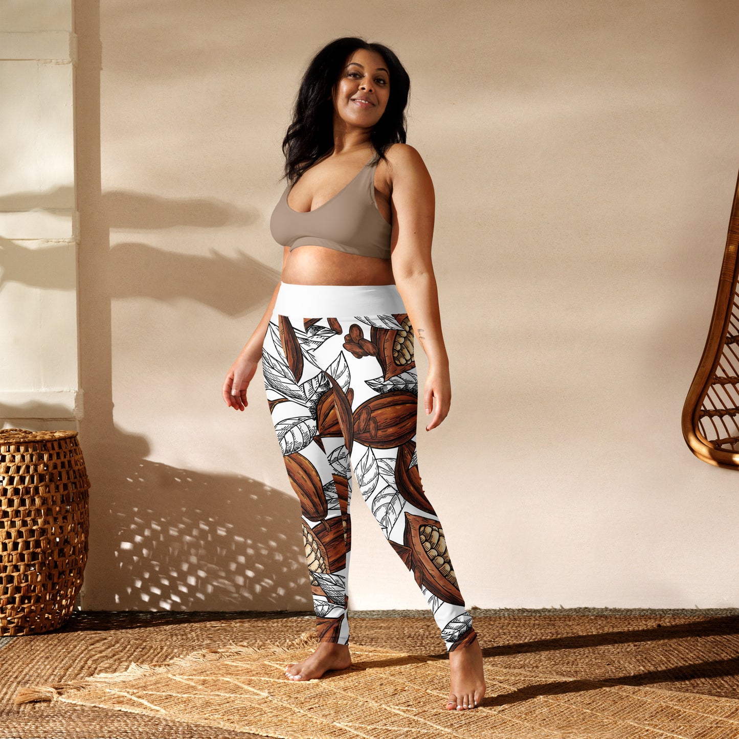 Legging Sport - Femme Cacao