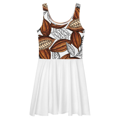 Robe Manches Courtes - Femme Cacao