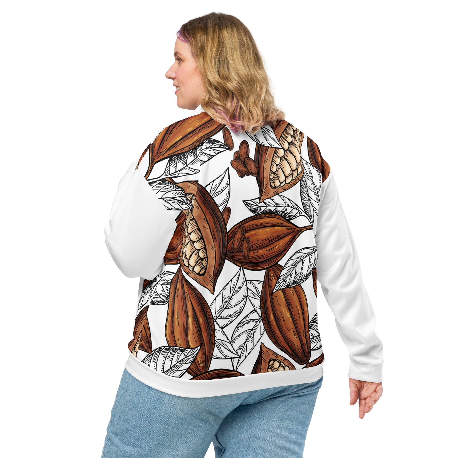 veste cacao dos femme large