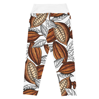 legging court cacao taille haute