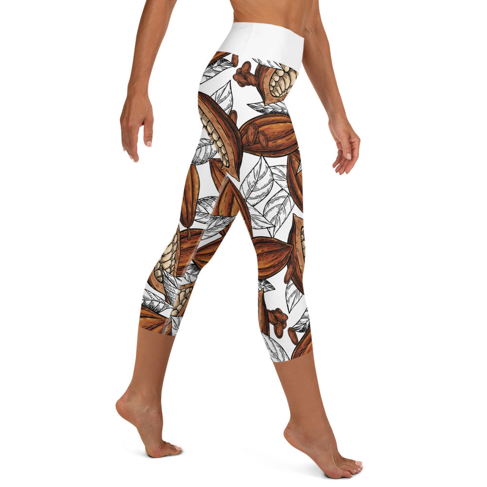 legging femme court cacao