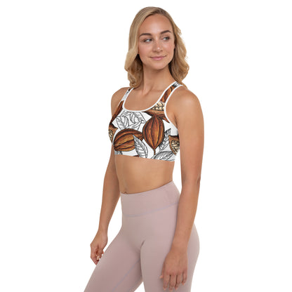 brassière sport femme blanche