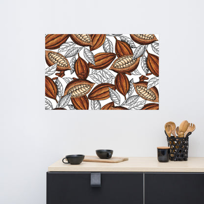 poster cacao thailande decoration